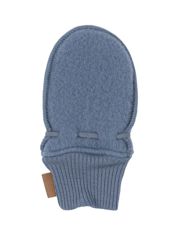 Wollfäustlinge in Blau