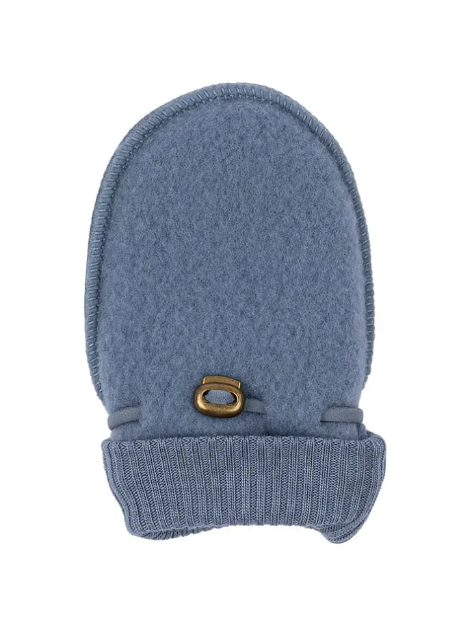 Wollfäustlinge in Blau