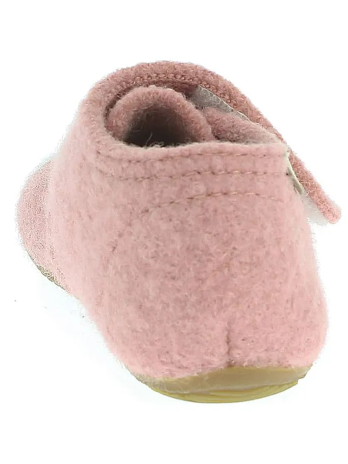 Woll-Hausschuhe "Einhornzauber" in Rosa