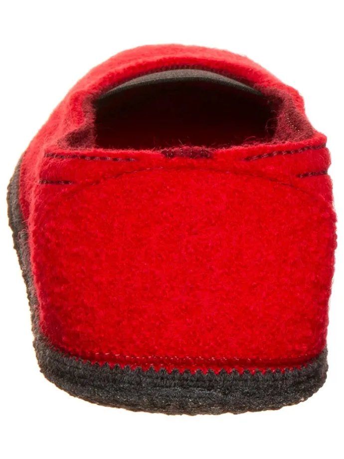 Woll-Hausschuhe "Ronja GM" in Rot