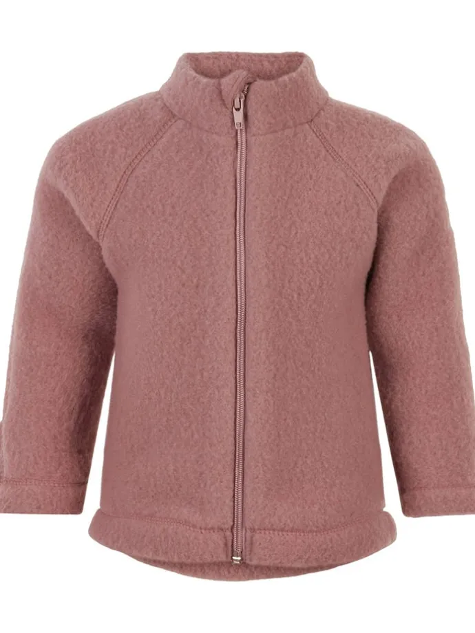 Wolljacke in Altrosa