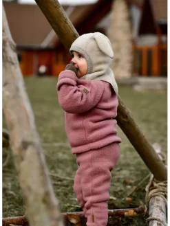 Wolljacke in Altrosa