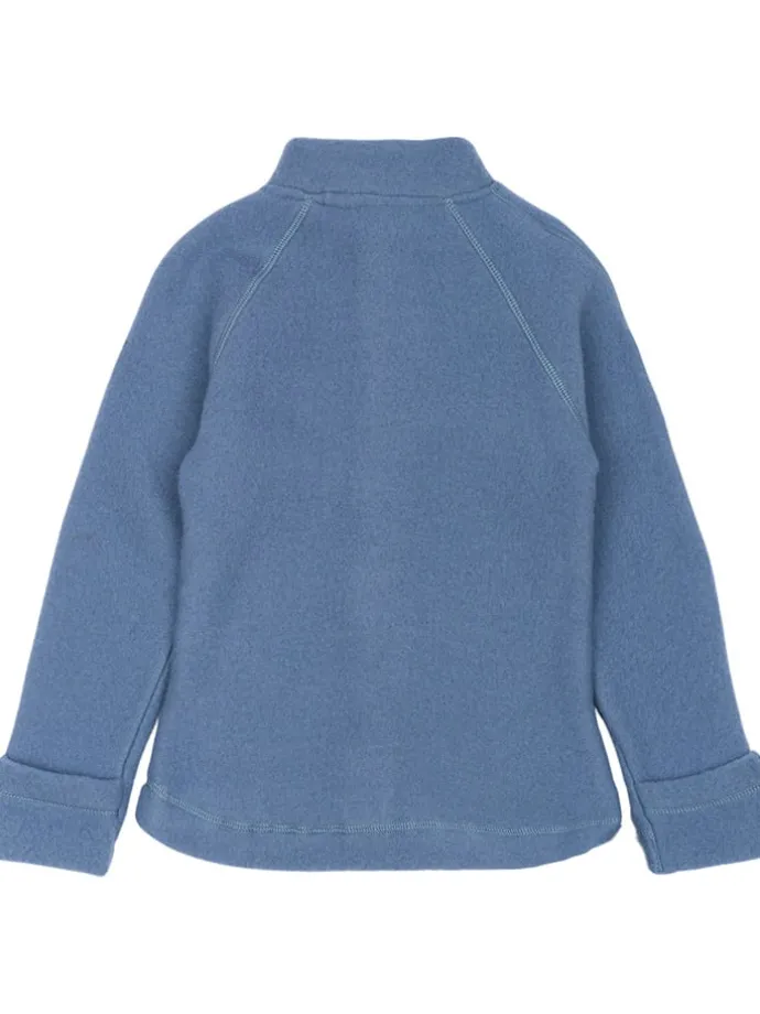 Wolljacke in Blau