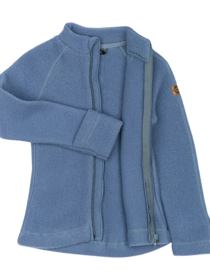 Wolljacke in Blau