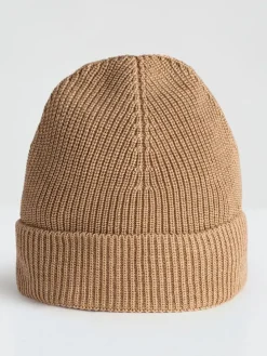 Wollmütze in Beige