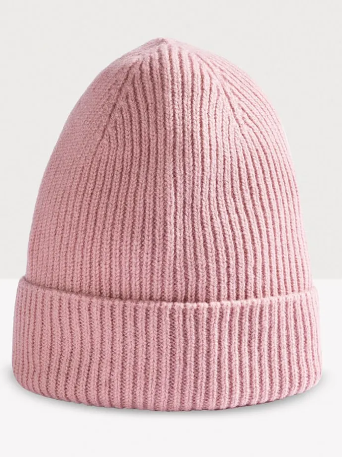 Wollmütze in Rosa