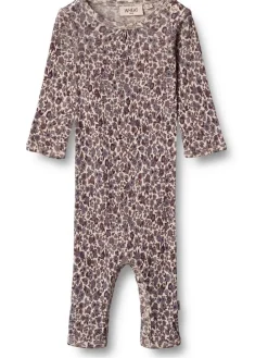 Woll-Overall in Lila