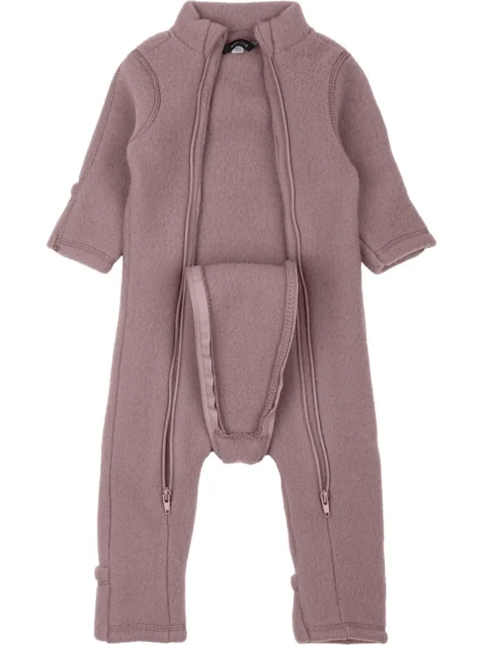 Wolloverall in Rosa