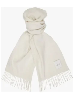 Woll-Schal in Creme