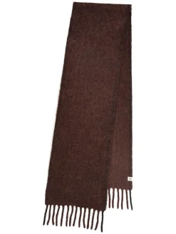 Woll-Schal "Solid Yuta" in Braun - (L)210 x (B)26 cm