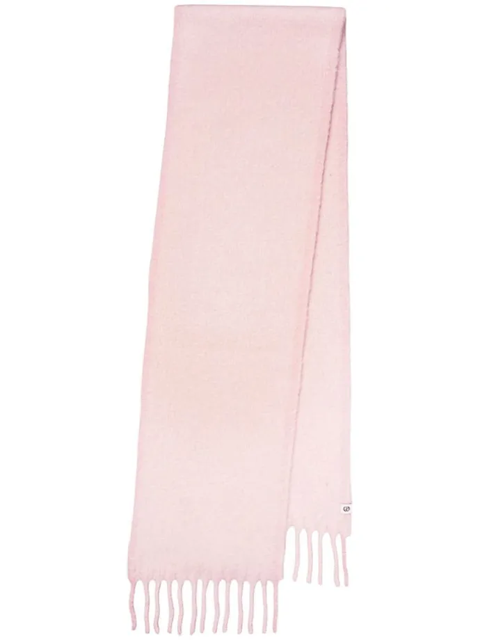 Woll-Schal "Solid Yuta" in Rosa - (L)210 x (B)26 cm