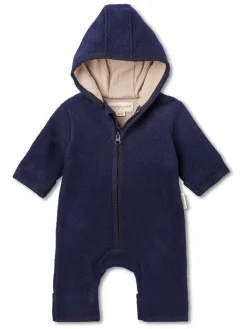 Wollwalk-Overall "Elli" in Dunkelblau