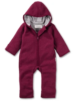 Wollwalk-Overall in Lila