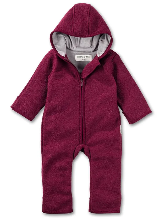 Wollwalk-Overall in Lila