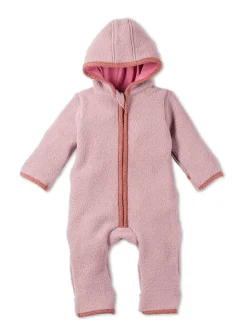 Wollwalk-Overall in Rosa