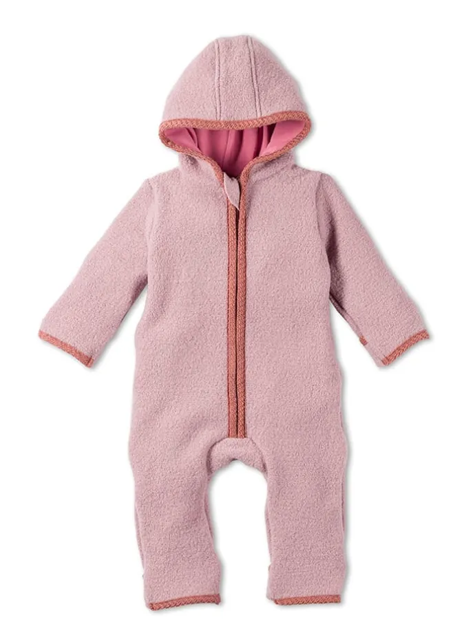 Wollwalk-Overall in Rosa