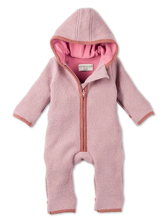 Wollwalk-Overall in Rosa