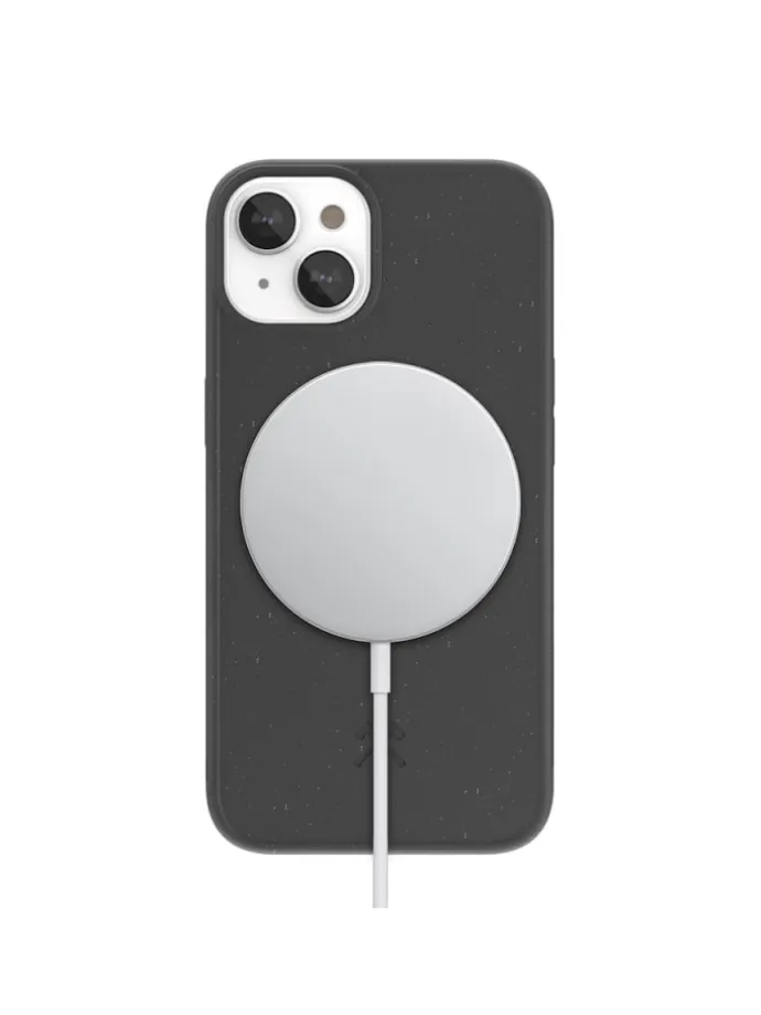 Woodcessories eco670, Cover, Apple, iPhone 14, 15,5 cm (6.1"), Schwarz