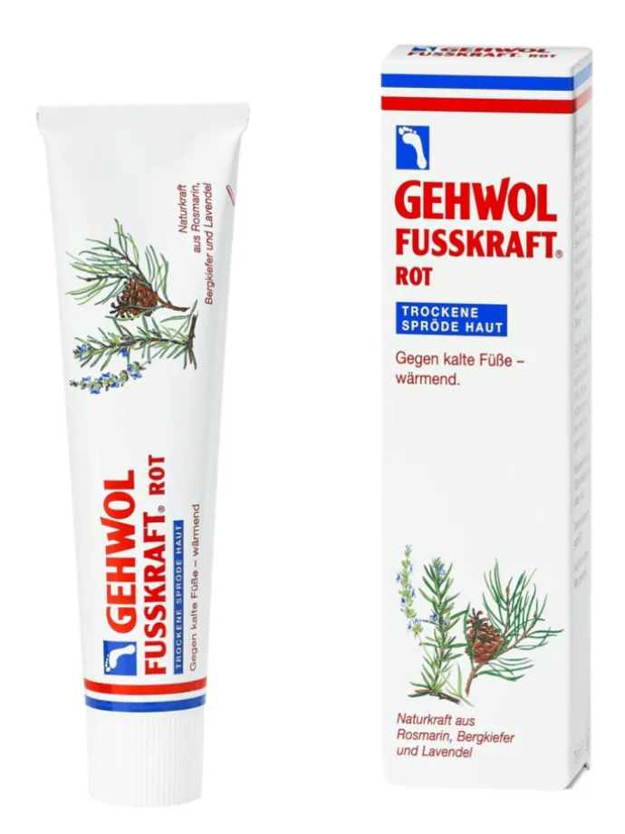 Wärme Creme, 125 ml, rot, trockene spröde haut