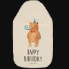 Wärmekissen Bär Geburtstag mit Spruch in Weiß