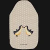 Wärmekissen Pinguin Liebe ohne Spruch in Grau Pastell