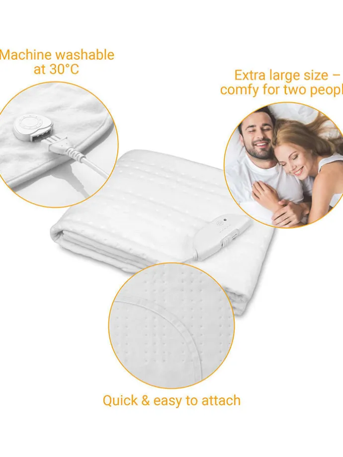 Wärmeunterbett "King-Size HU 676" in Weiß