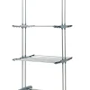 Wäscheständer in Silber/ Grau