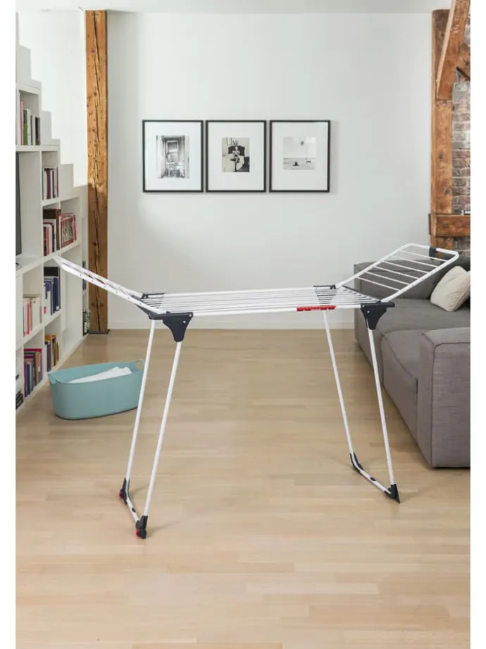 Wäscheständer "King" in Weiß/ Schwarz - (B)174 x (H)91 x (T)57 cm