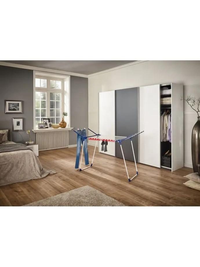 Wäscheständer "Pegasus 180 Solid" in Dunkelblau - (B)157 x (H)87 x (T)66 cm