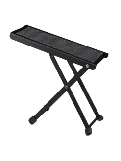 2x Fußbank "Gitarre" in Schwarz