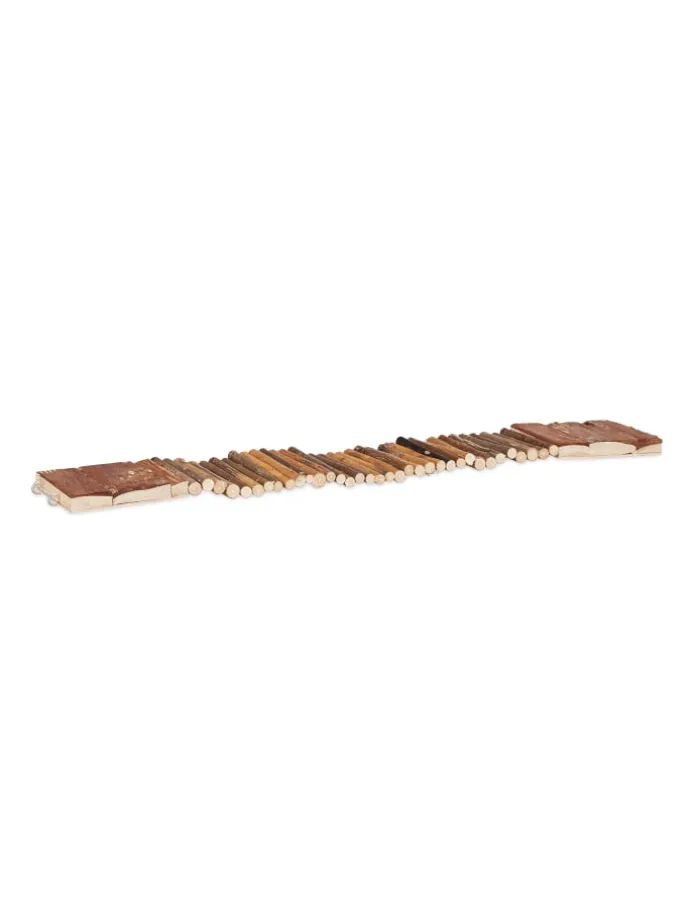 10x Hängebrücke in Natur - (B)55 x (T)10 cm