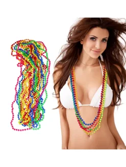 12x Perlenkette in Bunt