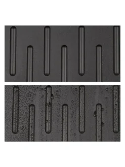 3x Schuhabtropfschale in Schwarz