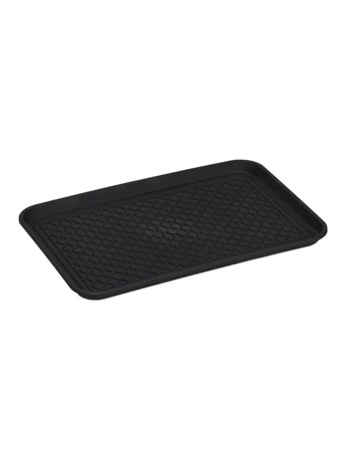 8x Schuhabtropfschale in Schwarz
