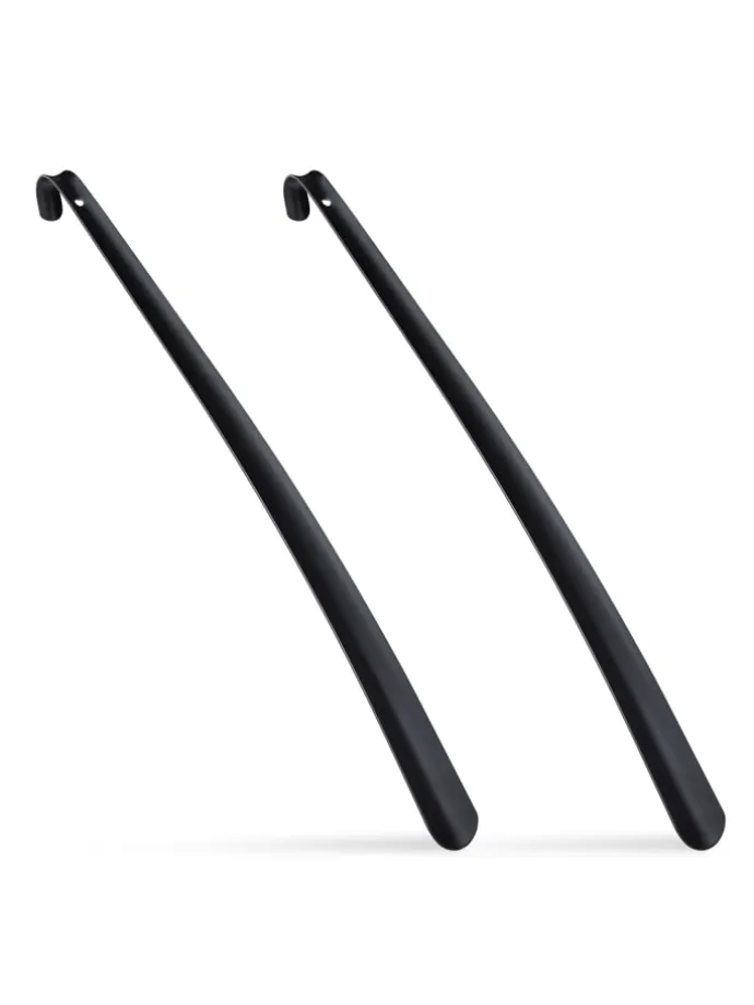 2x Schuhlöffel in Schwarz - (L)58 cm