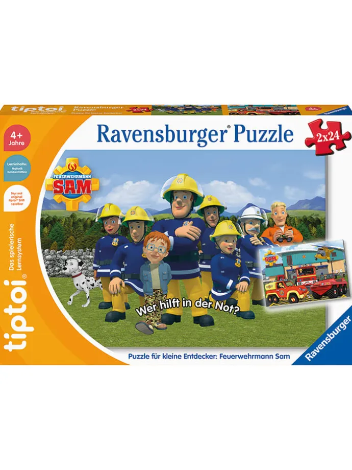 2x 24tlg. Puzzle "Feuerwehrmann" - ab 4 Jahren