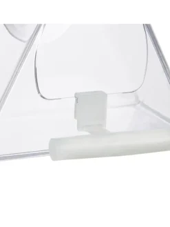 4x Vogelfutterhaus in Transparent