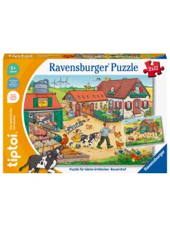 2x12tlg. Puzzle "Bauernhof '22" ab 3 Jahren