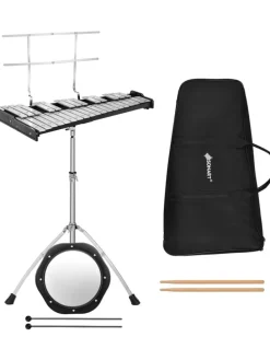 Xylophon 32 Tönen Glockenspiel in Schwarz