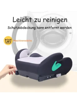 YALION Kindersitzerhöhung mit ISOFIX – ECE R129 (i-Size)Autositzerhöhung