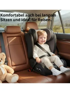 YALION Sitzerhöhung Auto Kinder ISOFIX, Kindersitzerhöhung 100-150cm,ECE R129